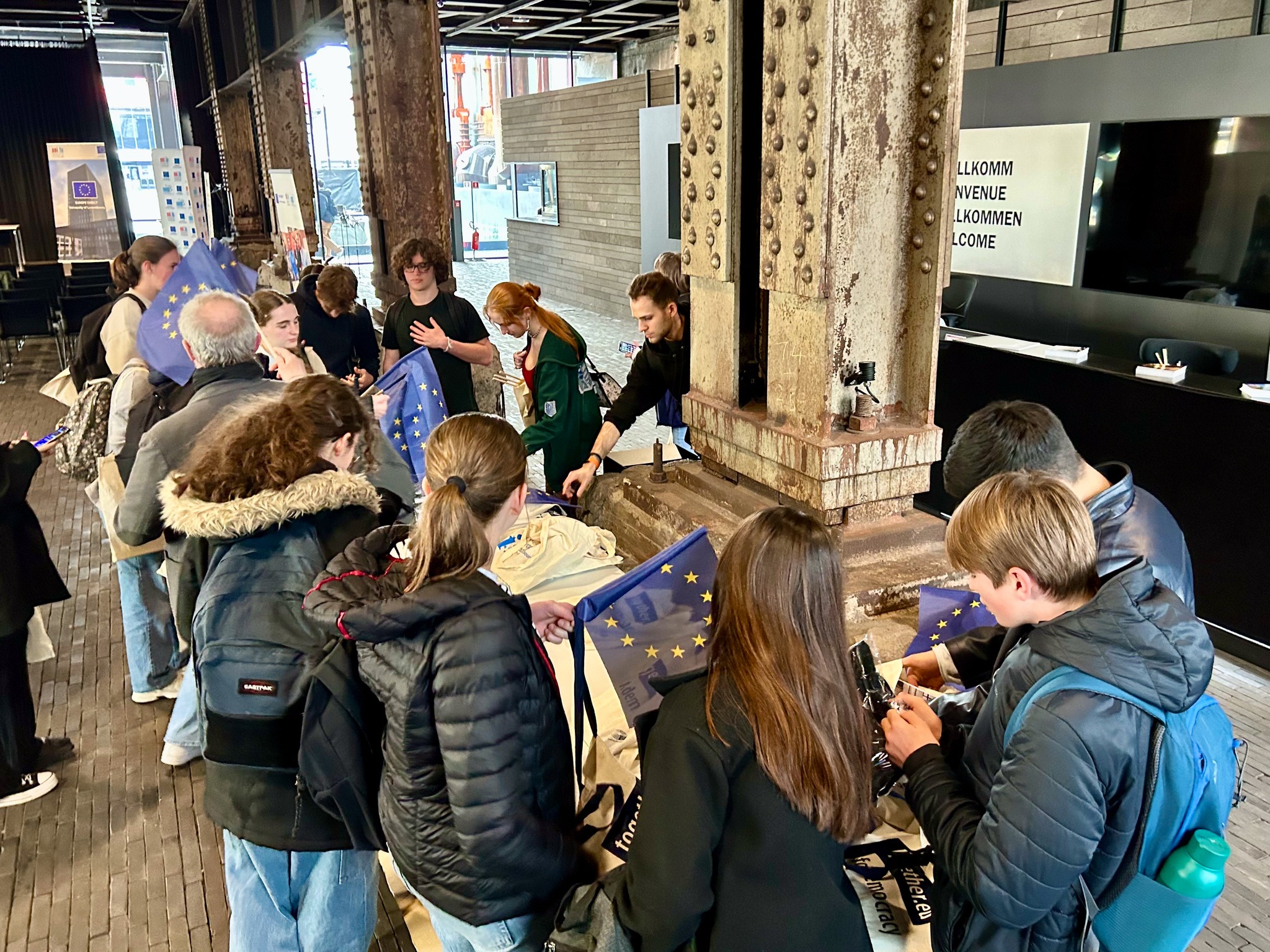 Journée d'étude transfrontalière organisée par Europe Direct en mars 2024.
