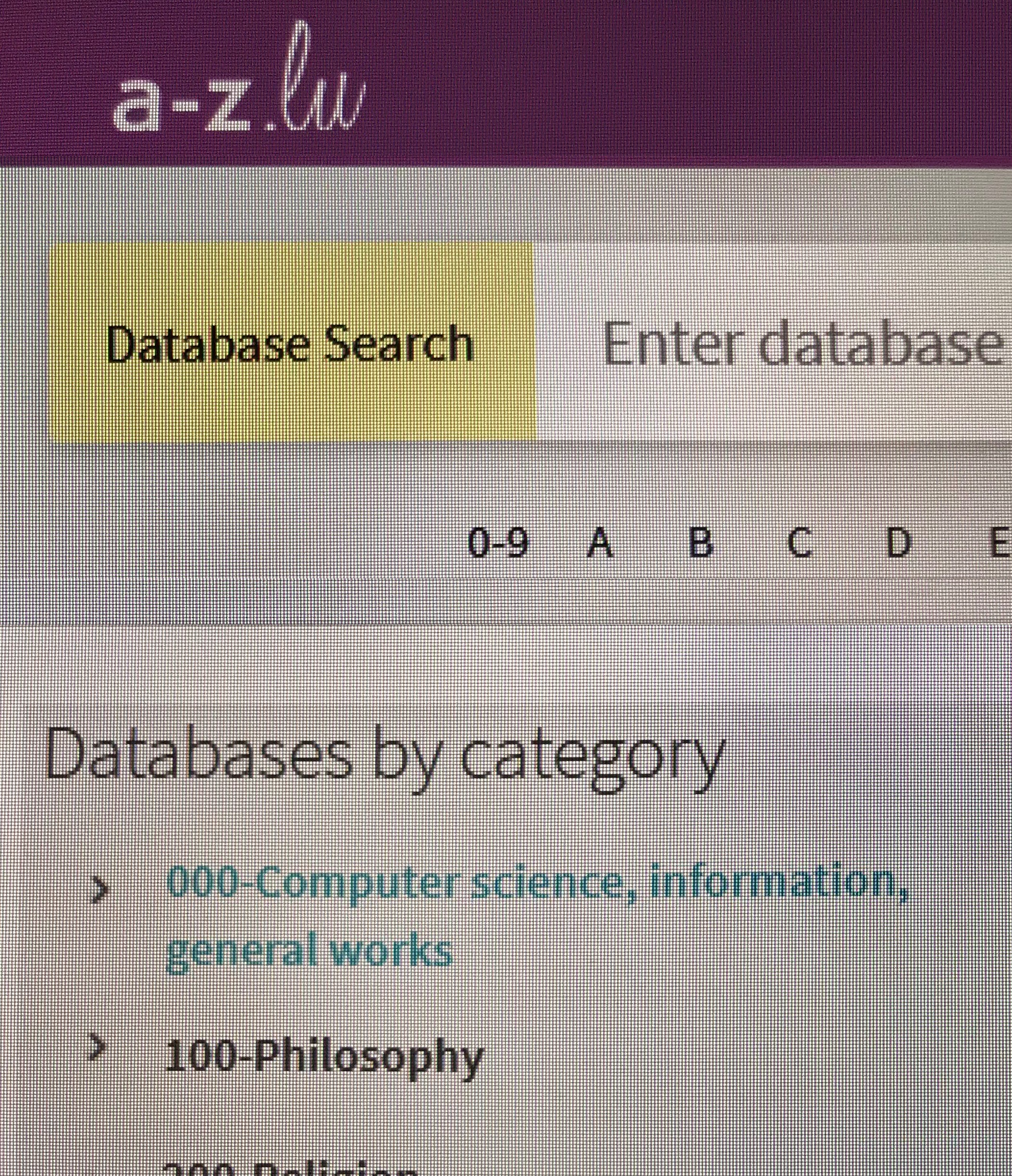 Databases