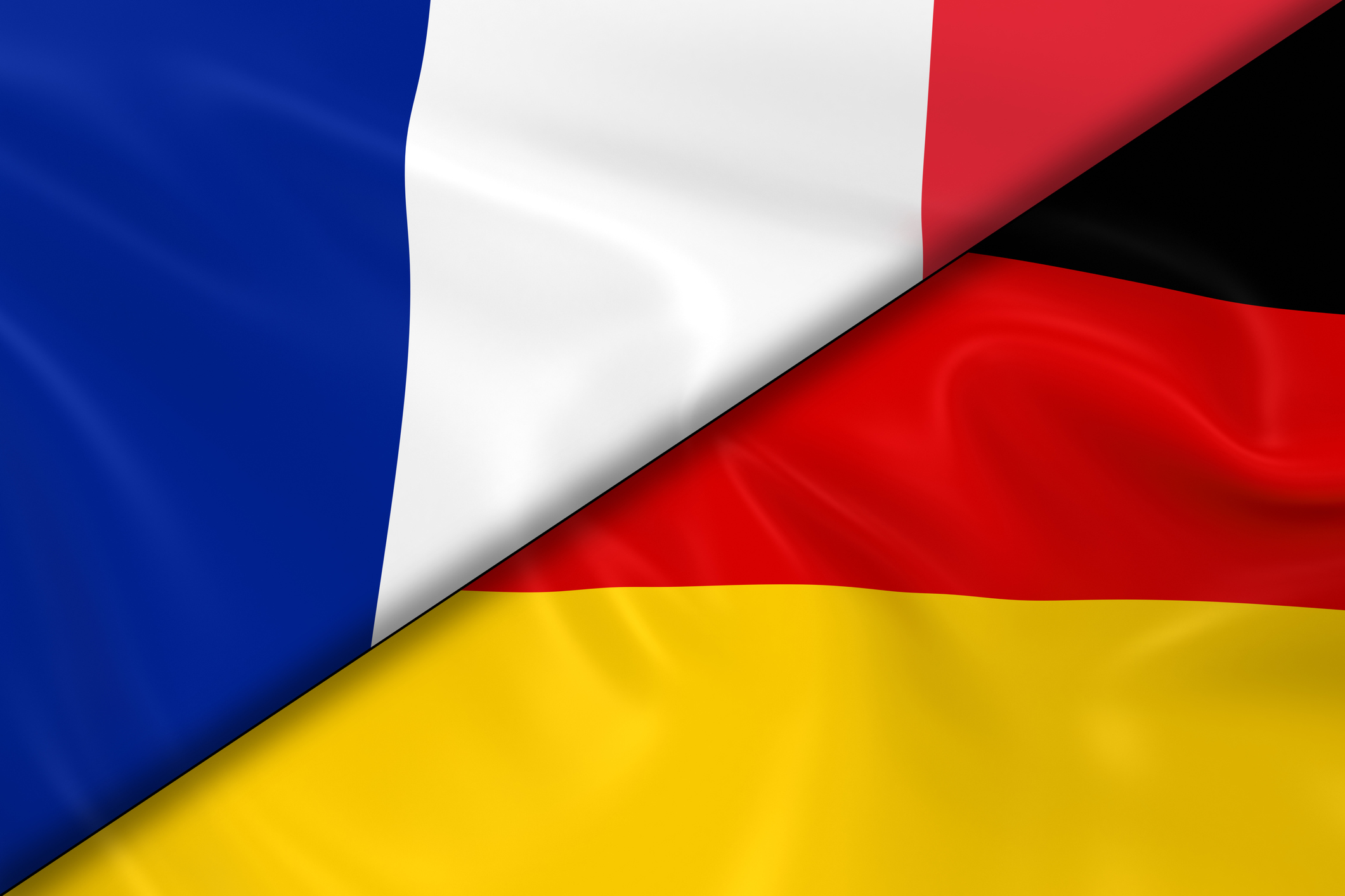 French and German flag