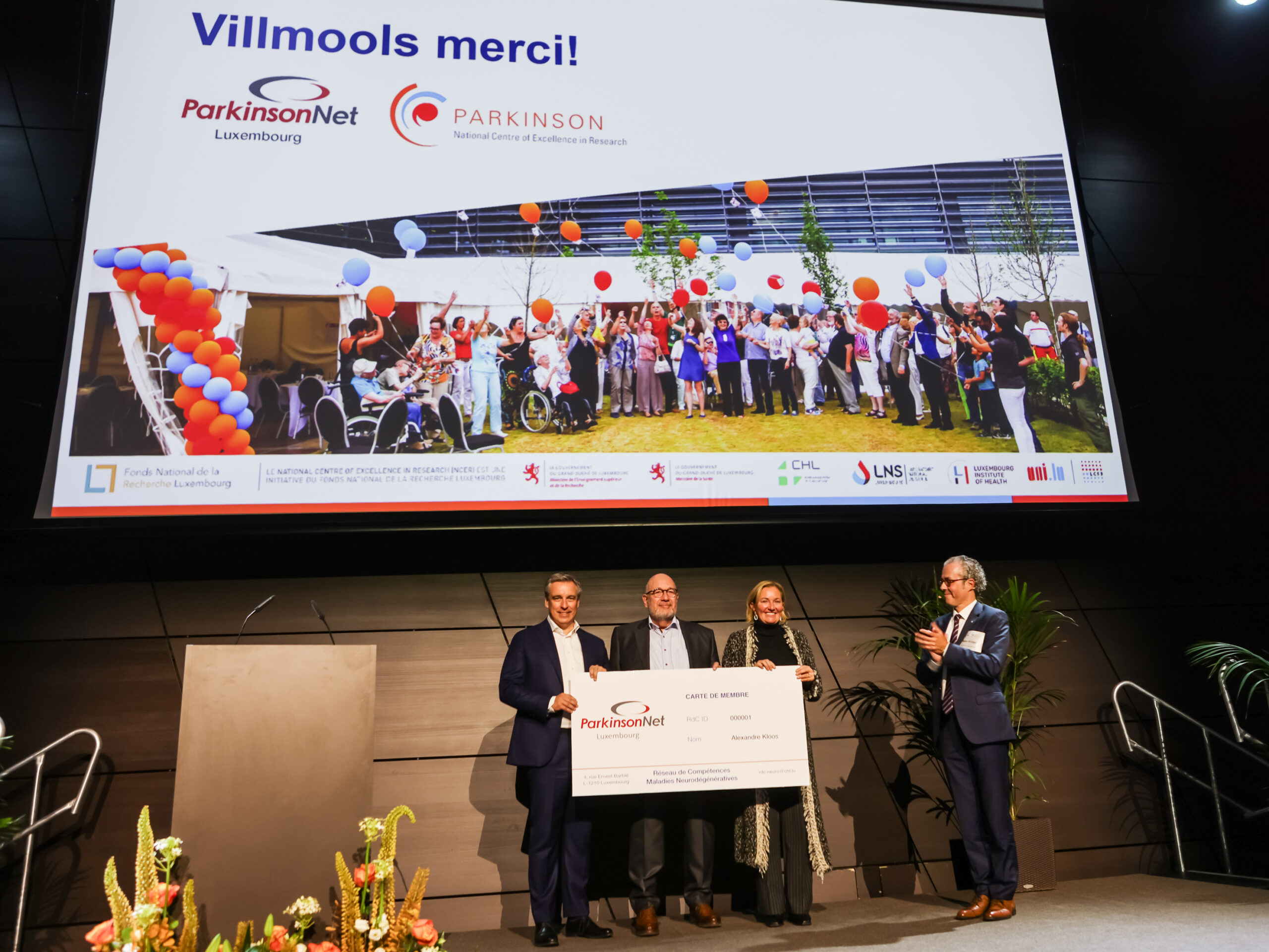 Der ParkinsonNet-Patientenbotschafter Alex Kloos wurde das erste Mitglied des neuen integrierten Versorgungsnetzwerks "ParkinsonNet Luxembourg."