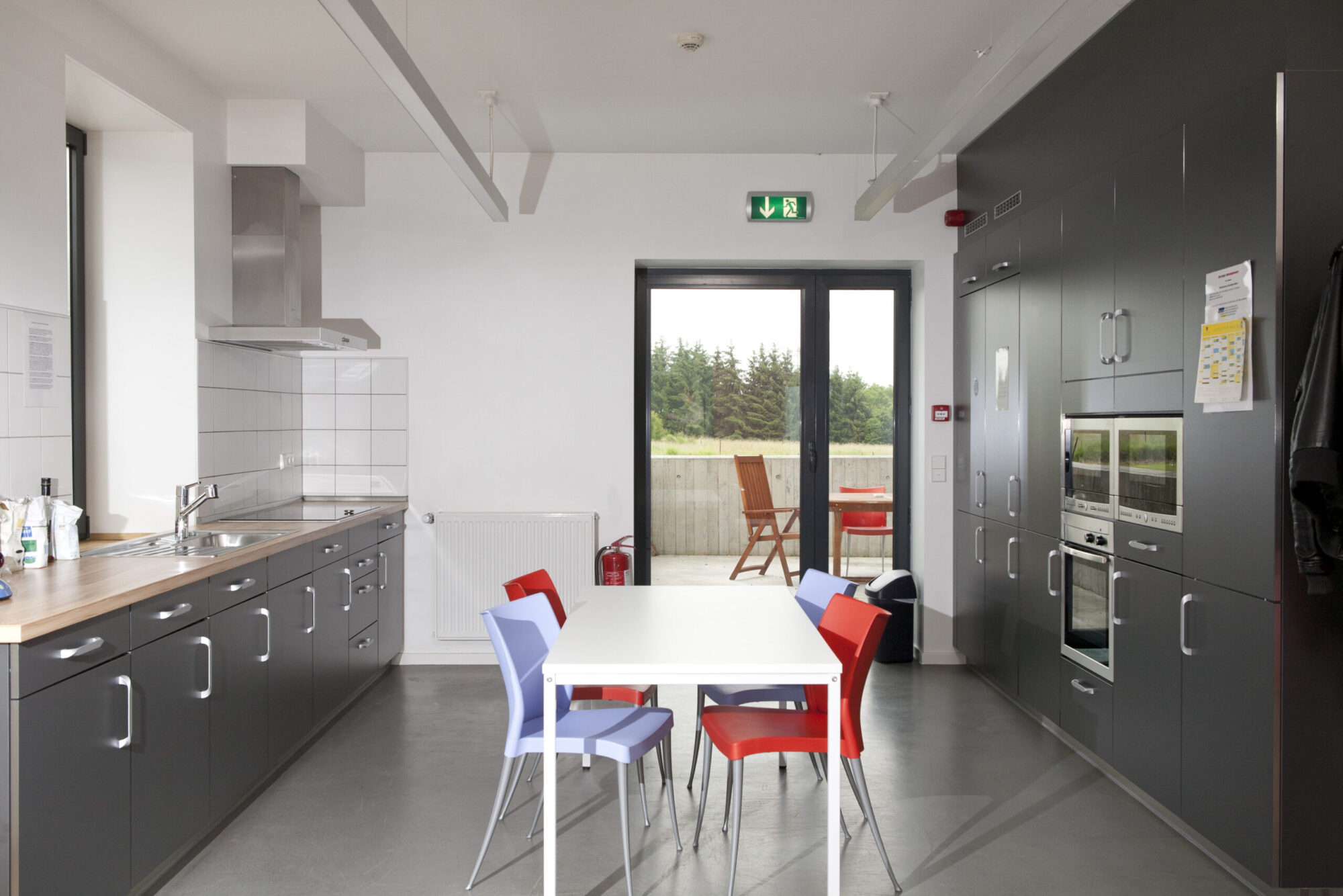 Maison Bicheler. Kitchen area.