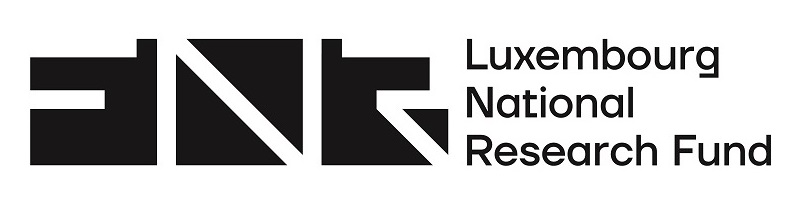 Luxembourg National Research Fund (FNR), black and white logo