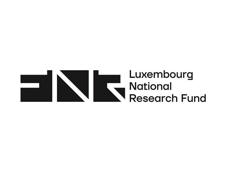 Luxembourg National Research Fund (FNR), black and white logo