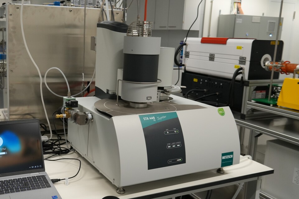 Thermogravimetric analysis NETZSCH STA 449 F5 Jupiter