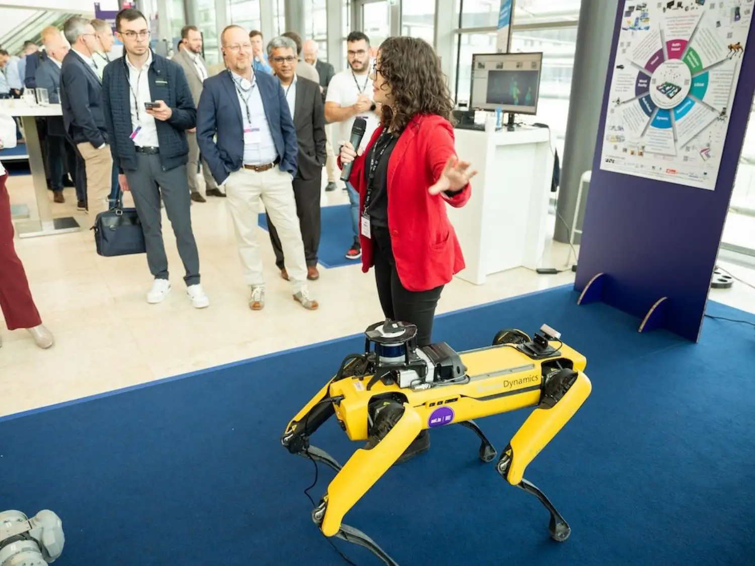 Laura Ribeiro presenting her research at SnT Partnership Day