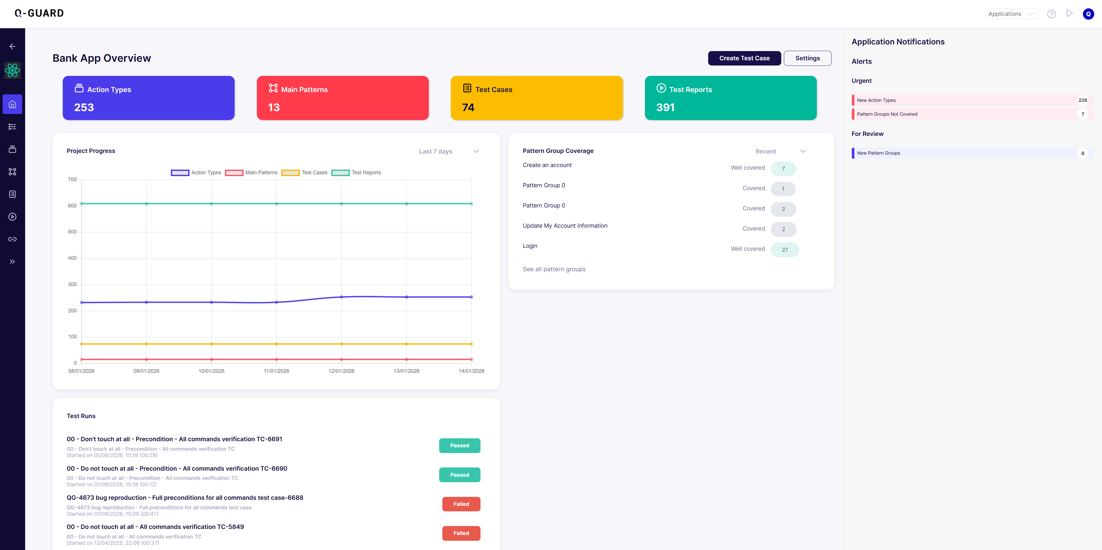 Screenshot of Q-Guard in action