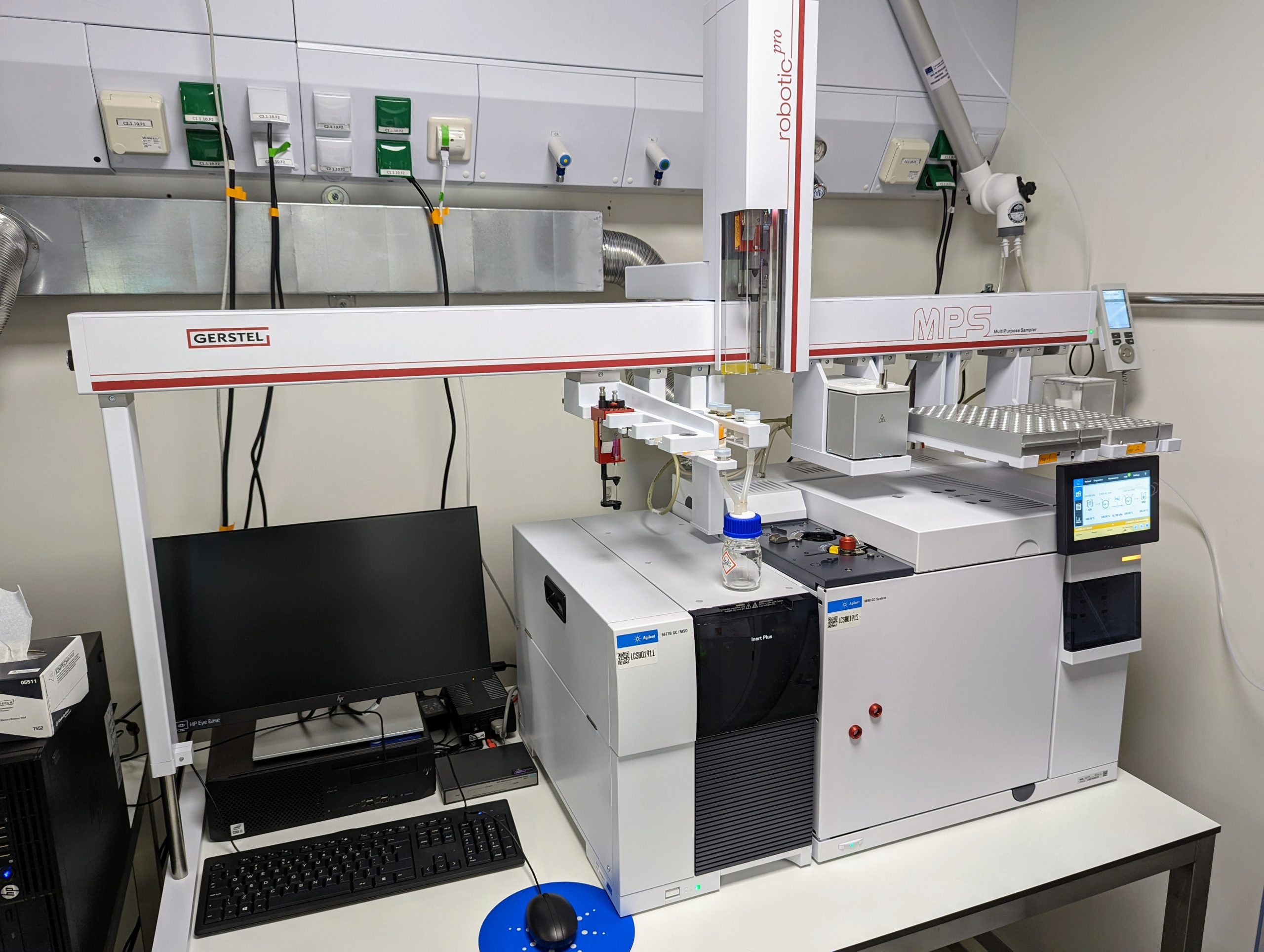 Agilent 7890B GC – 5977A MS (+Gerstel MPS-PrepStation)