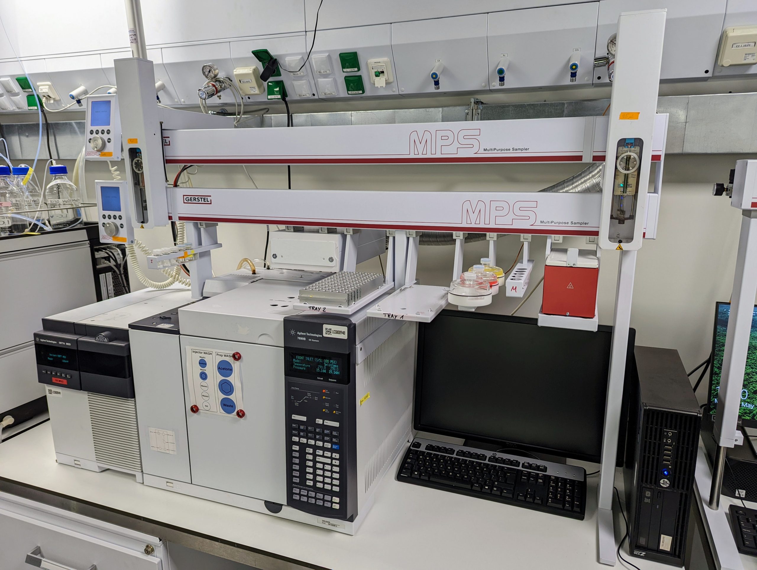 Agilent 8890 GC – 5977B MS (+Gerstel MPS-PrepStation)