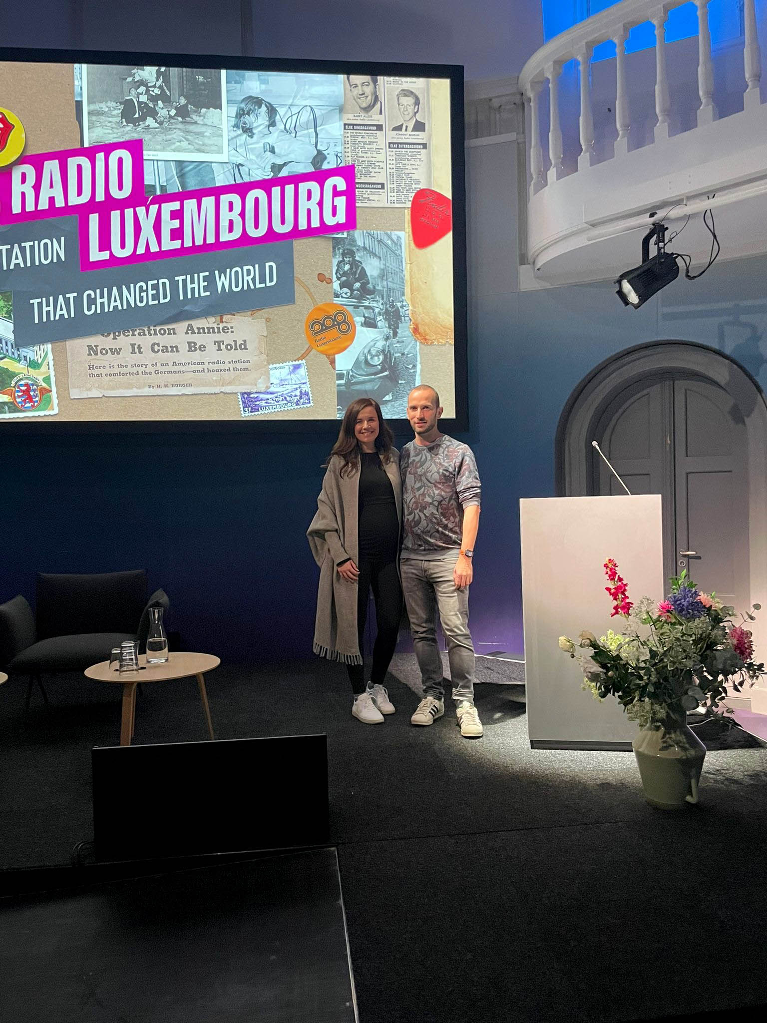 Dominique and Bernard during the various meetings with industry representatives at the IDFA International Documentary Filmfestival Amsterdam