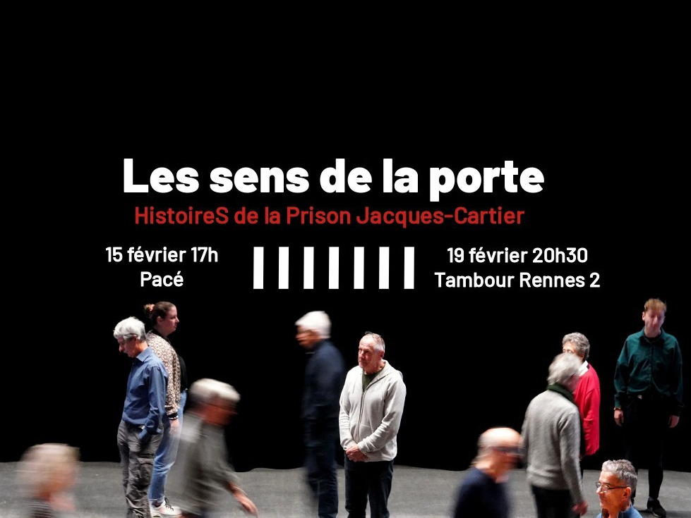 Affiche pour la pièce Les sens de la porte