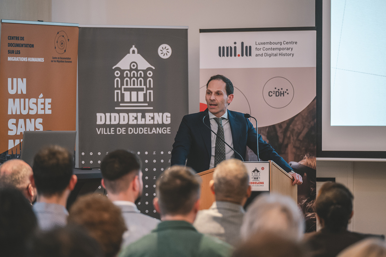 Presentation of Liens Migrations - Dan Biancalana, Deputy Mayor of Dudelange