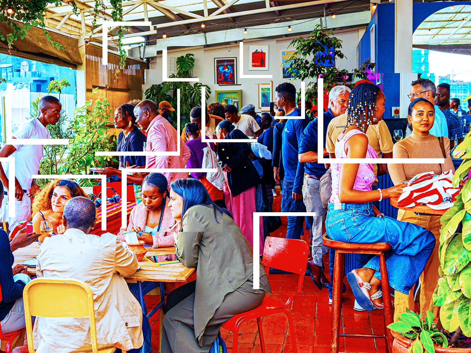 Public History workshop in an African Café