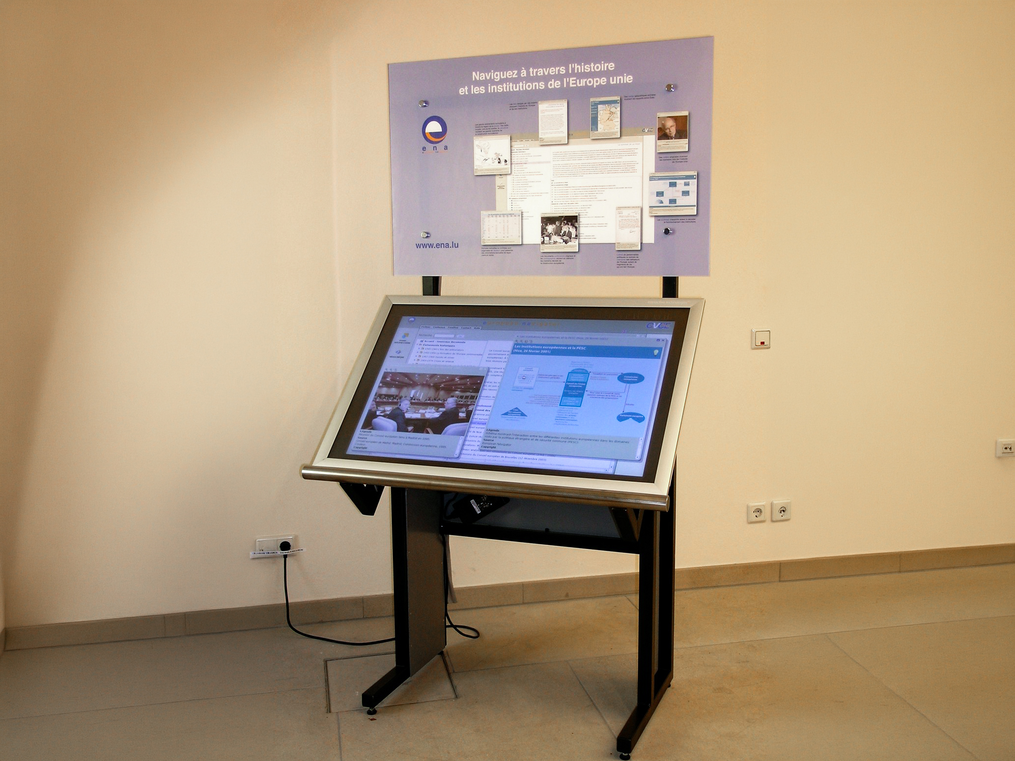 ENA's kiosks.