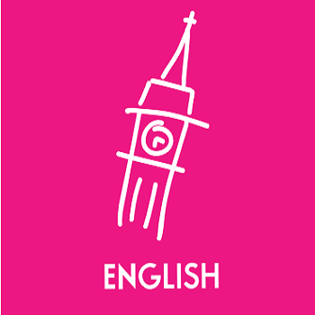 English square Language Centre logo