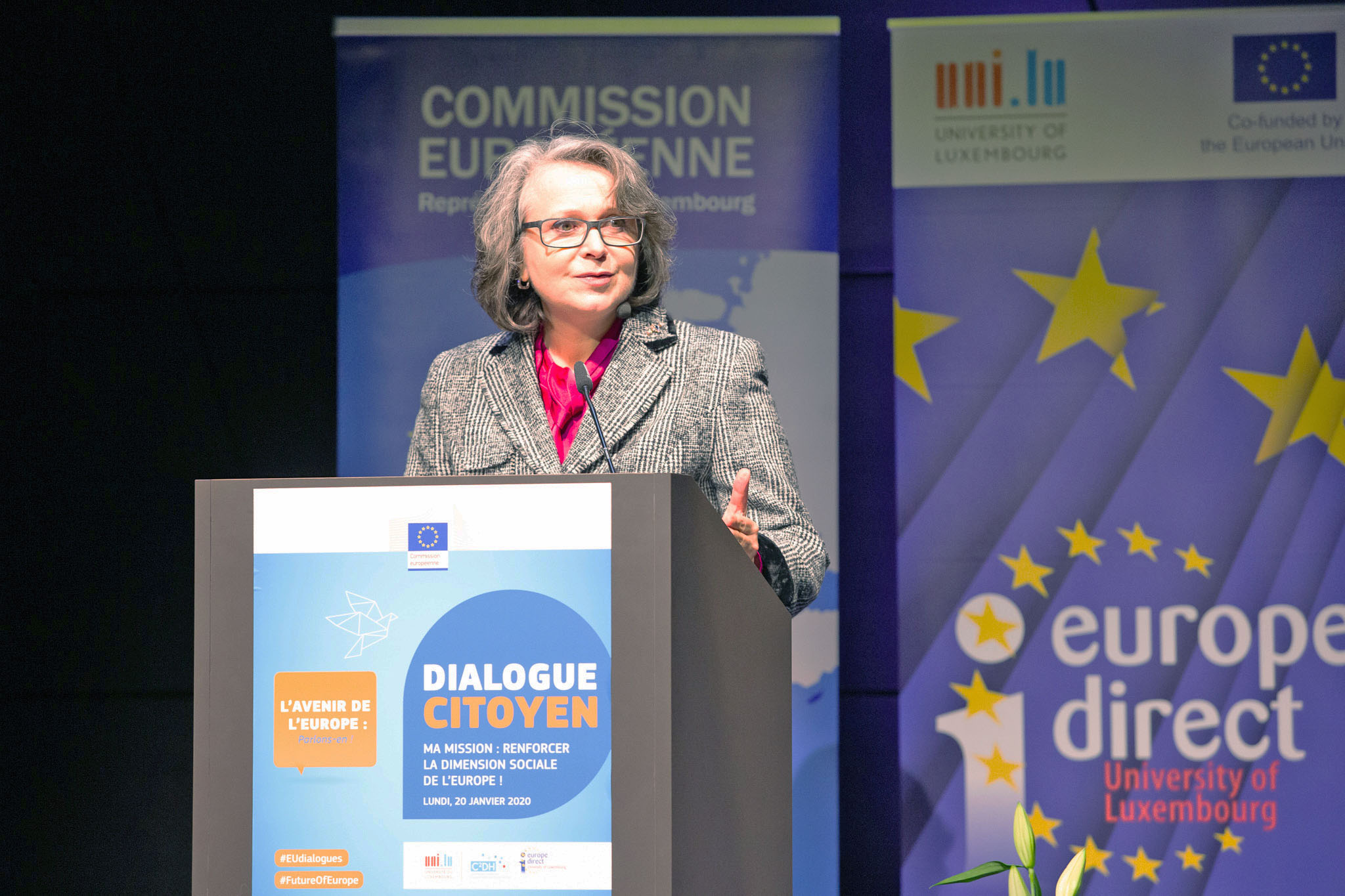 Dr Elena Danescu, manager of the EDIC University of Luxembourg