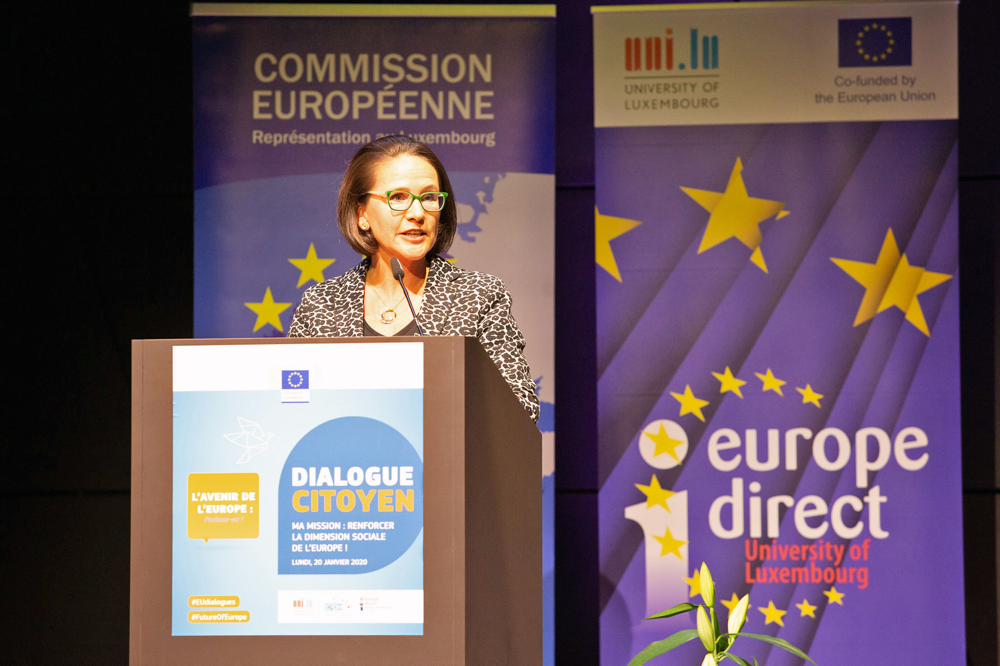Yuriko Backes, former head of the Representation of the European Commission in Luxembourg