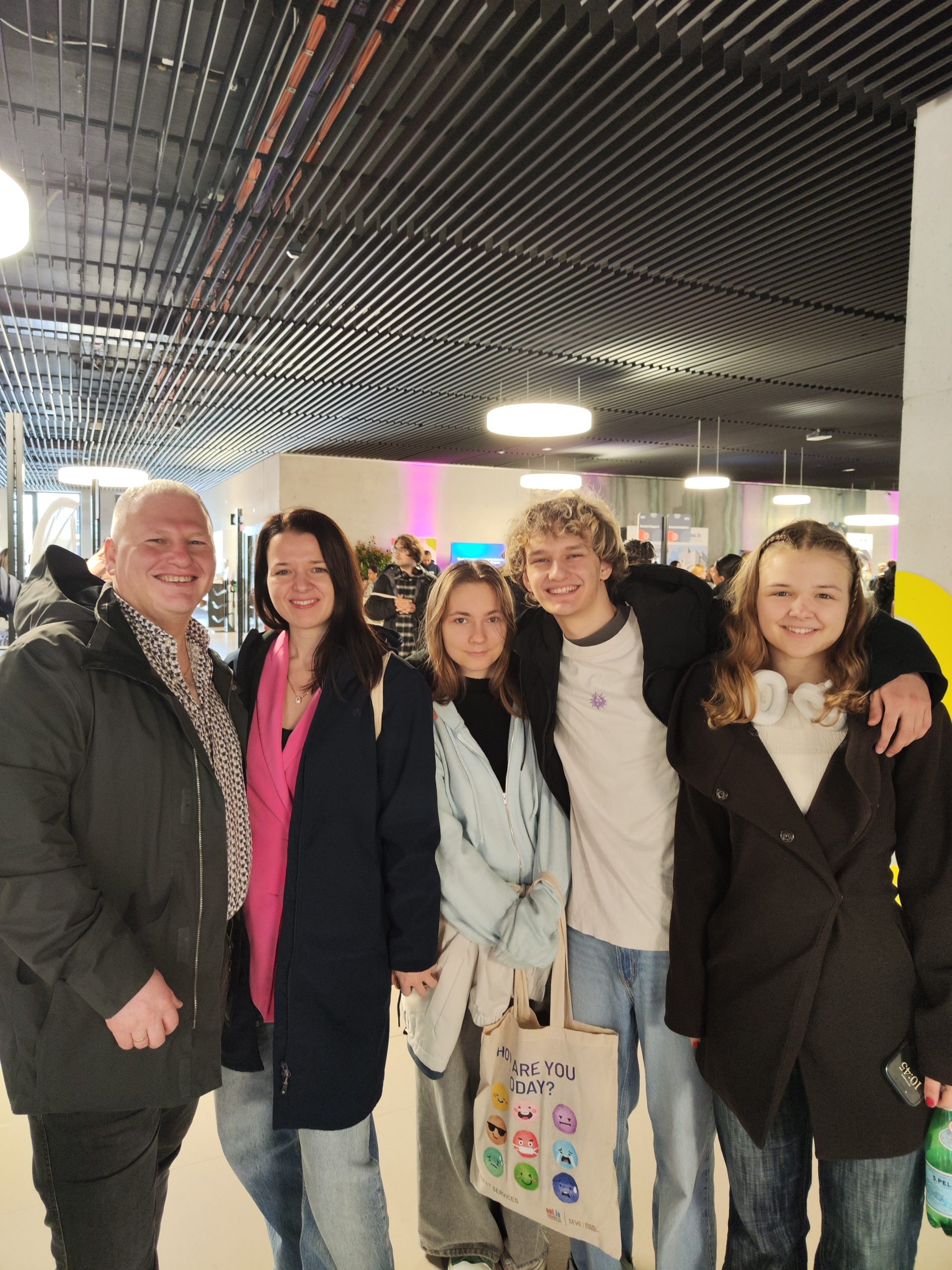 Family from Latvia at Open Day 2026